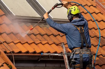 Démoussage et hydrofuge de toiture à Villaroger